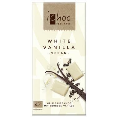 Ichoc White Vanilla Chocolate Bar 80G