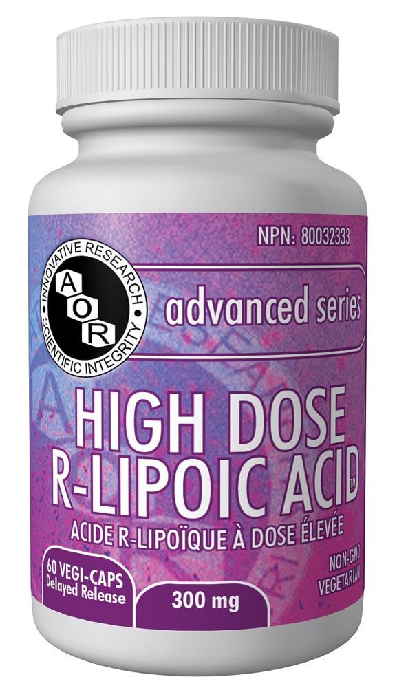 A.O.R. High Dose R-Lipoic Acid 60Vcaps