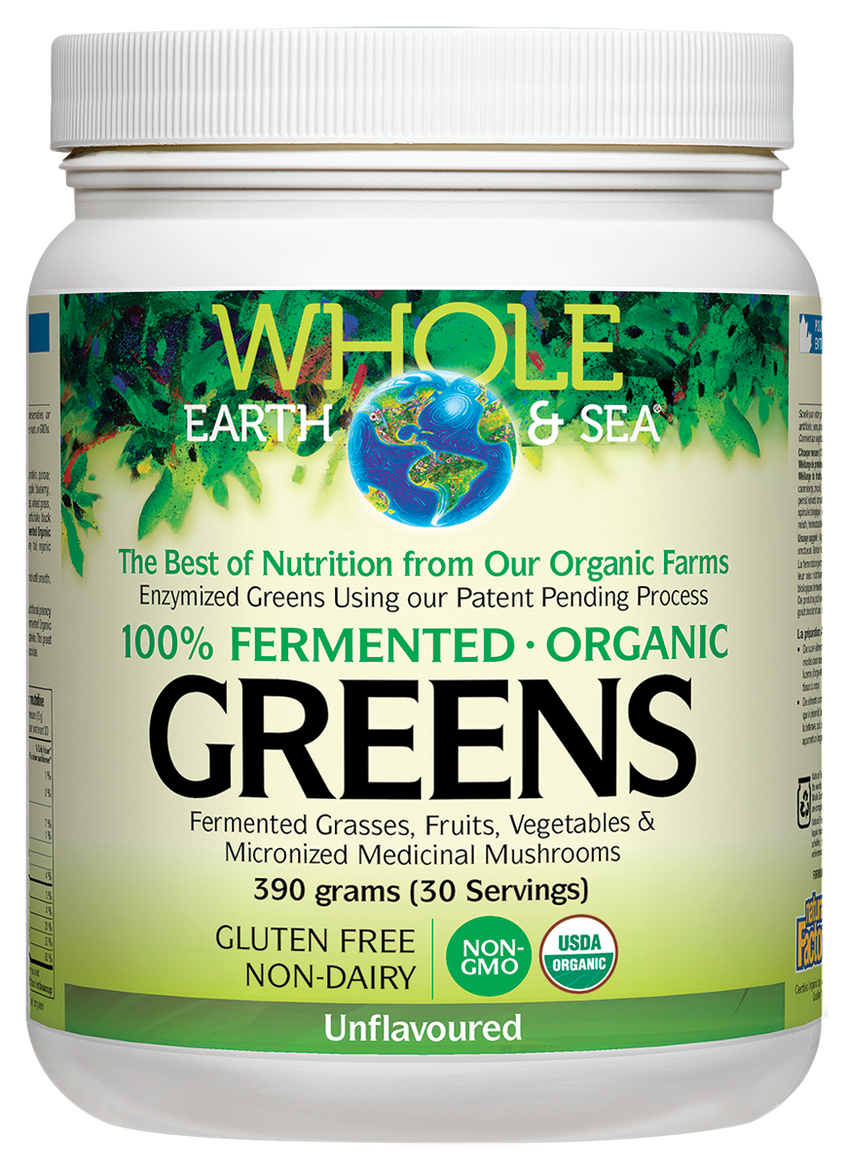 Whole Earth and Sea Fermented Organic Greens - Unflavoured