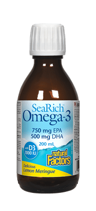 Natural Factors SeaRich Omega-3 750 mg