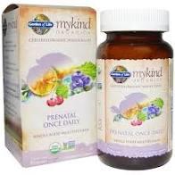 Mykind Organics Prenatal Once Daily Whole Food Multivitamin  30 Vegetarian Tablets