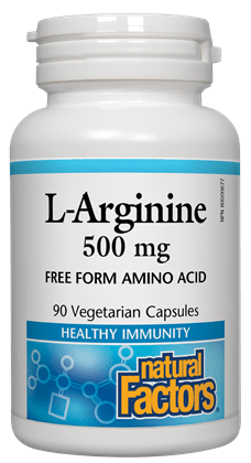 Natural Factors L-Arginine 500MG 90V Caps