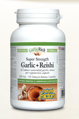 Natural Factors Garlic+Reishi Super Strength (300MG)