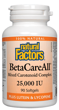 Natural Factors Beta Careall 25,000 180SG