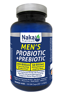 Naka Men's Probiotic + Prebiotic 35 Caps