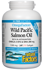 Natural Factors Wild Pacific Salmon 210caps
