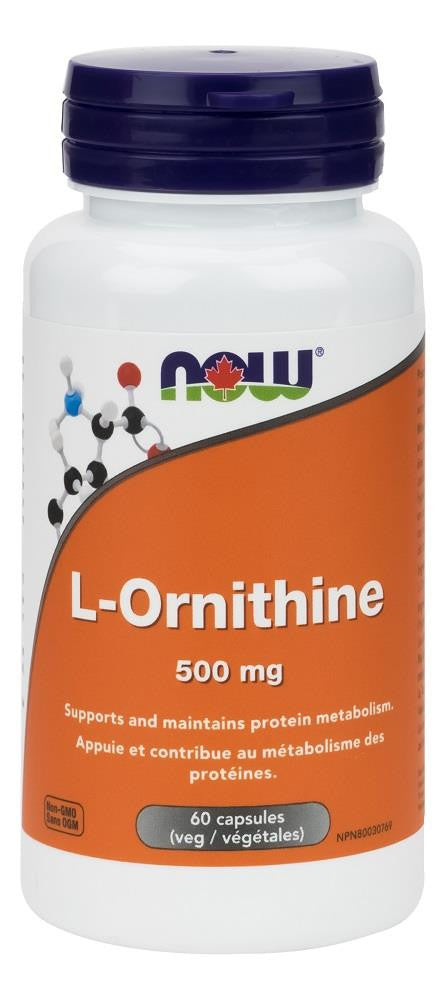 NOW L-Ornithine 500mg 60caps