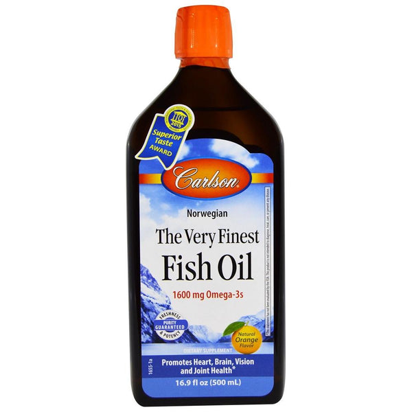 Carlson Fish Oil Orange Flavoured 500ml