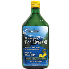Carlson Cod Liver Oil Lemon Flavoured 500ml