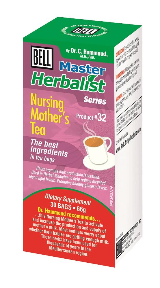 BELL Nursing Mother's Tea 66g 30bags