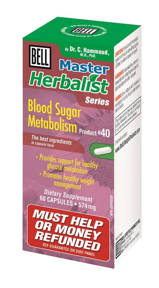 BELL Blood Sugar Metabolism 574MG 60caps
