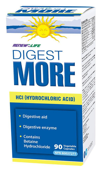 RENEW LIFE DIGESTMORE HCI 90 VCAPS