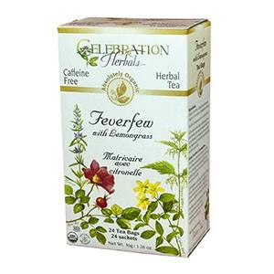 Celebration Herbals Feverfew Lemongrass Tea 24 Bags
