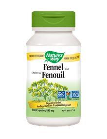 Nature's Way Fennel 480mg 100Vcaps
