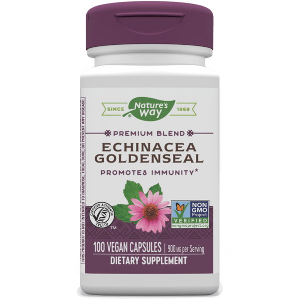 Nature's Way Echinacea with Goldenseal Root 451mg 100caps