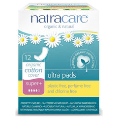 Natracare Organic Ultra Pads Super+ 12