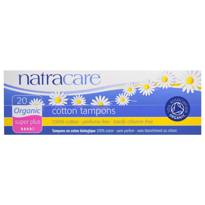 Natracare Super Plus Cotton Tampons 20