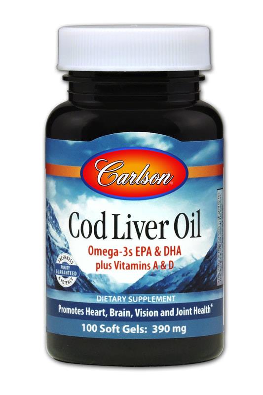 Carlson Cod Liver Oil 100Softgels