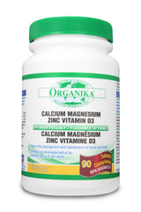 Organika Calcium-Magnesium-Zinc with Vitamin D 90Tabs