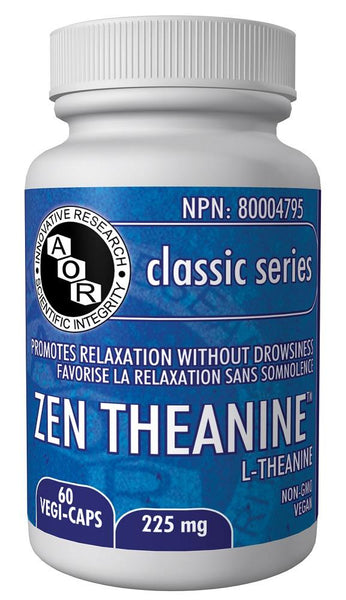 A.O.R Zen Theanine 225mg 60Vcaps