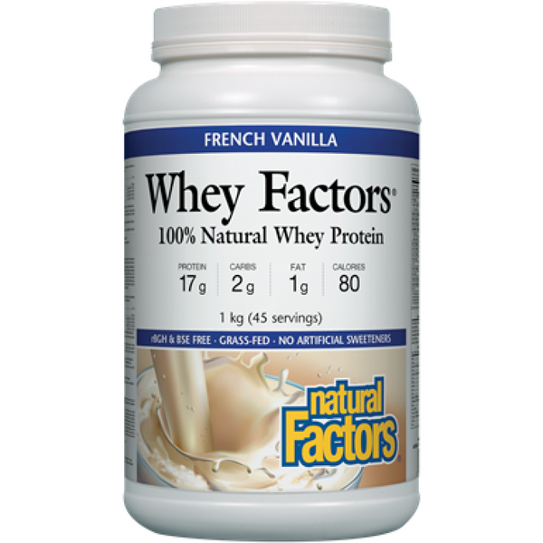 Natural Factors Whey Factors French Vanilla 1kg