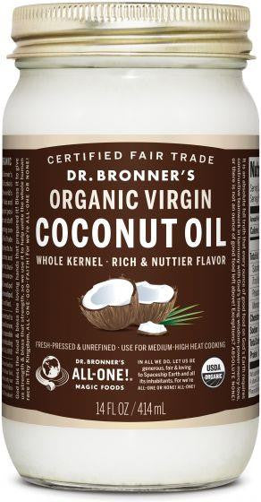 Dr. Bronner Organic Coconut Oil Whole Kernel 414ml