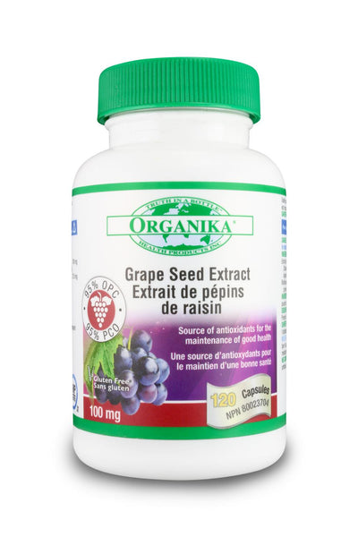 Organika Grape Seed Extract 100mg 120Caps