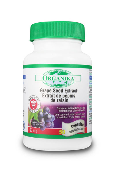 Organika Grape Seed Extract 50mg 50Caps