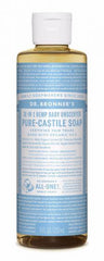 Dr Bronner Pure-Castille Liquid Soap Baby Unscented 236ml