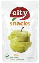 City Snacks Apple Flavoured Freeze Dried Fruit Snacks 18G